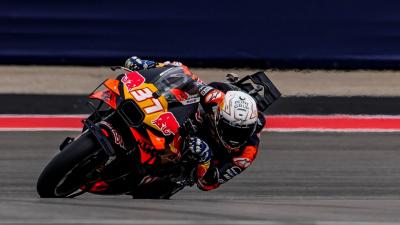 Pedro Acosta, durante el Gran Premio de Austin (Foto: @37_pedroacosta).