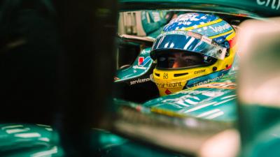 Fernando Alonso, en el Gran Premio de Japón (Foto: Aston Martin).