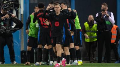 Las cuentas del Barcelonapara poder levantar el título de LALIGA EA SPORTS (foto: Cordon Press).