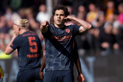 Miguel Rodríguez celebra un gol con el Utrecht (Foto: CordonPress).