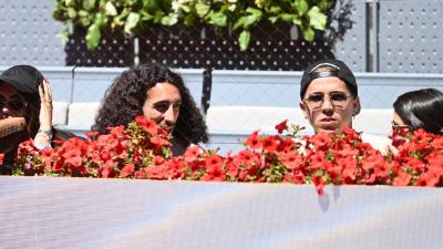 Cucurella y Enzo Fernández, en el Mutua Madrid Open (Europa Press)