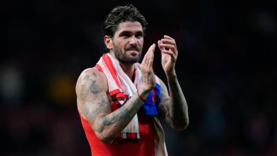 Rodrigo de Paul tras un partido con el Atlético de Madrid (Fuente: Cordon Press)