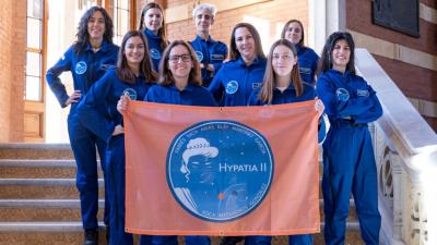 Mujeres que han participado en la investigación Hypatia II (Foto: @IEEC_space)