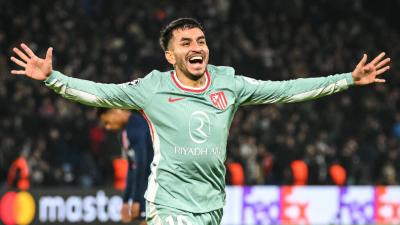 Ángel Correa celebra un gol en el Atlético de Madrid (Cordon Press)