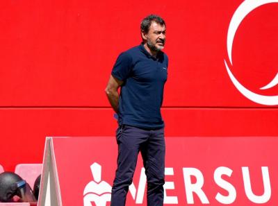 Jesús Galván, durante un encuentro del Sevilla Atlético (Foto: SFC).