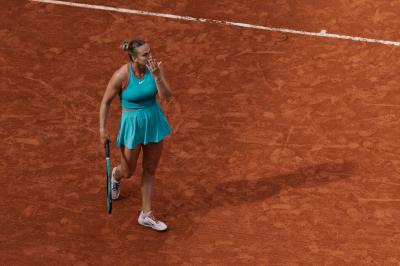 Aryna Sabalenka, en un partido de Roland Garros (FOTO: Europa Press).
