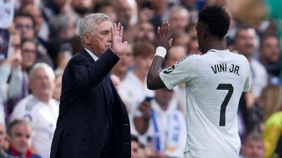 Carlo Ancelotti y Vinicius en el Real Madrid (Cordon Press)