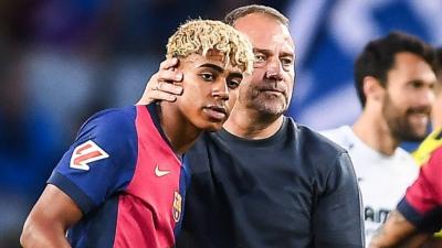 Hansi Flick advierte a la plantilla del Barça tras la fiesta de Lamine