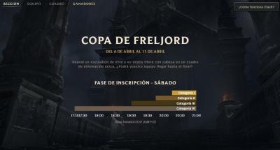 Los horarios de Clash en la Copa Freljord