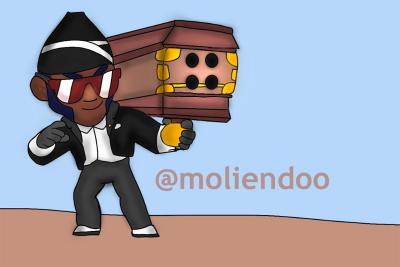 Coffin Brock meme ataud brawl stars
