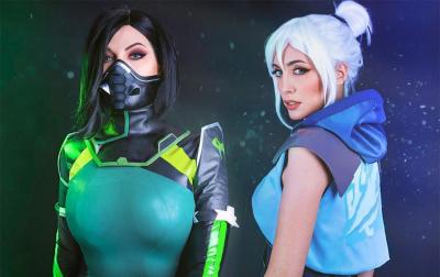 Cosplay Valorant Jett Viper