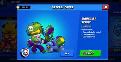 Penny Galáctica, la primera skin de la Liga Estelar