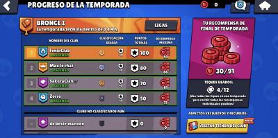 La Liga de Clubs en Brawl Stars