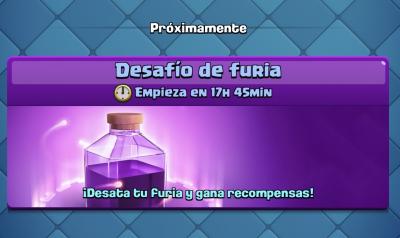 El desafío de Furia en Clash Royale
