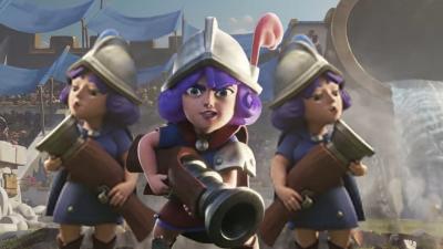 Trío de Mosqueteras Clash Royale