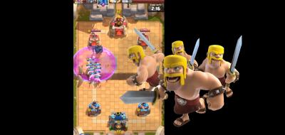 Bárbaros push Clash Royale
