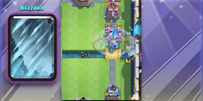 tormenta de nieve hechizo clash royale