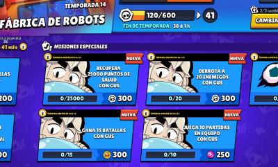 Las misiones de Gus en Brawl Stars