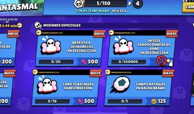 Misiones con puntos estelares en Brawl Stars