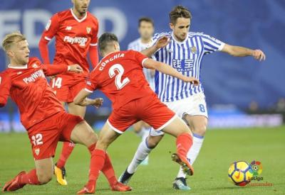 Januzaj, durante el partido ante el Sevilla. 