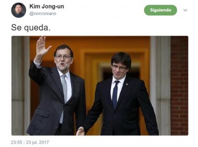 Rajoy y Puigdemont.