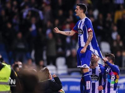 Luis Alberto celebra su gol.