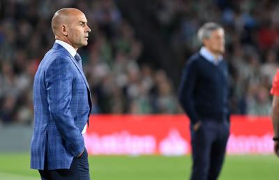 Paco Jémez y Setién, en el Benito Villamarín.