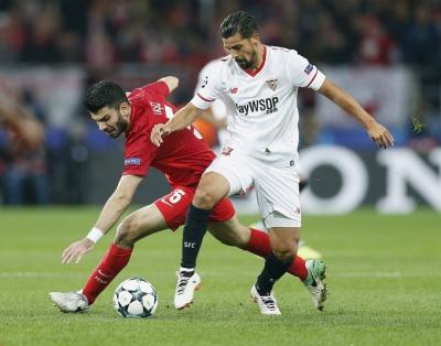 Tasci con Nolito en la pasada Champions.