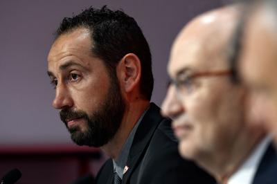 Pablo Machín, entrenador del Sevilla. (Foto: Kiko Hurtado).
