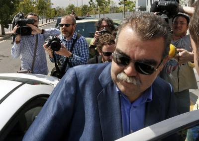 Juan Soler saliendo de los juzgados. (Foto: EFE)