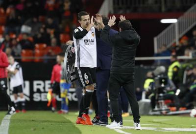 Maksimovic con Marcelino en el Valencia CF.