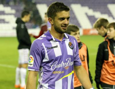 Luciano Balbi, tras un partido en Zorrilla.
