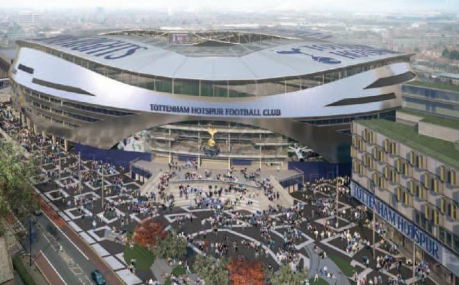 El nuevo estadio del Tottenham.