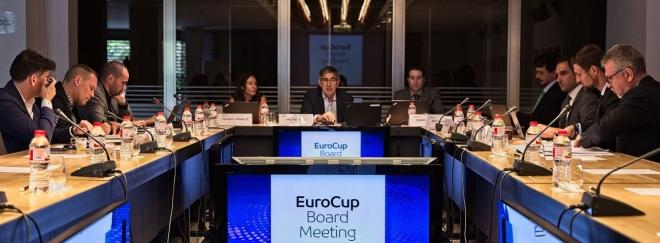 La Asamblea de la Eurocup 2018/19, con el Unicaja.