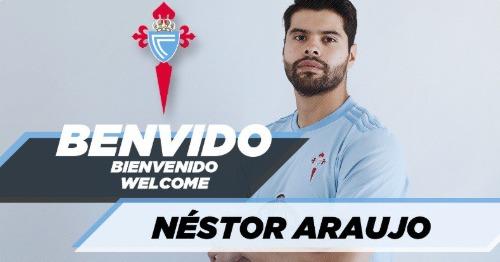 Néstor Araujo, nuevo jugador del Celta de Vigo.