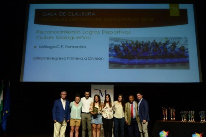 Premio de la Diputación Provincial al Málaga Femenino