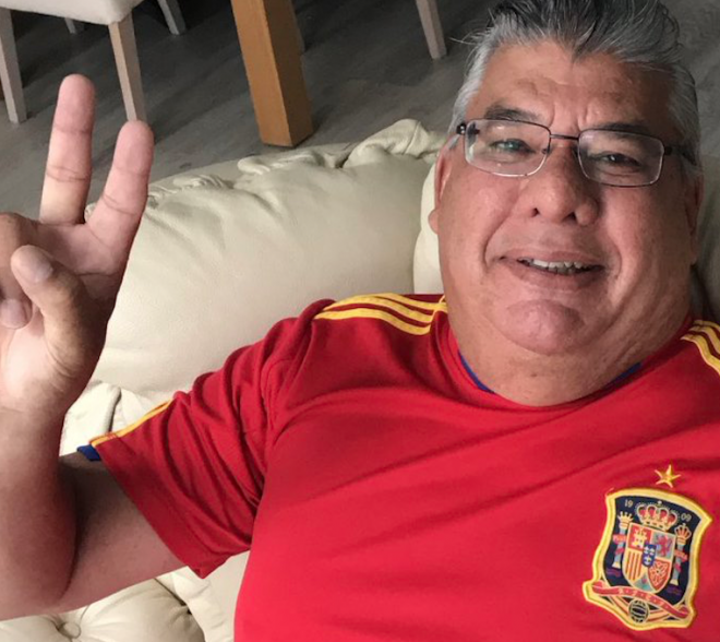 El padre de Hedwiges Maduro animará a la selección española.