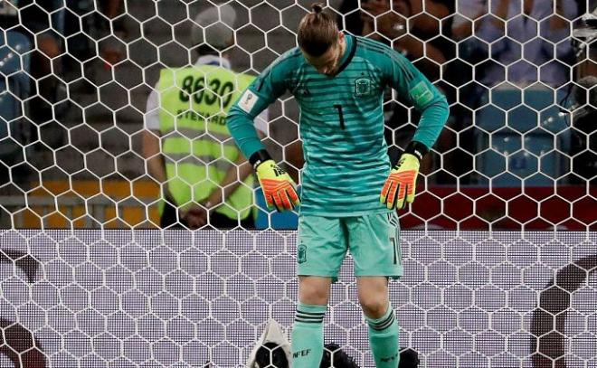 David de Gea, tras su fallo en el gol de Cristiano en el Portugal-España.