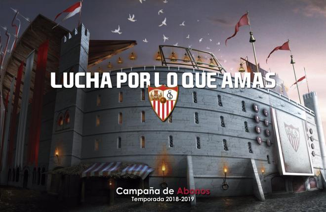 Gráfica de la campaña de abonos del Sevilla FC.