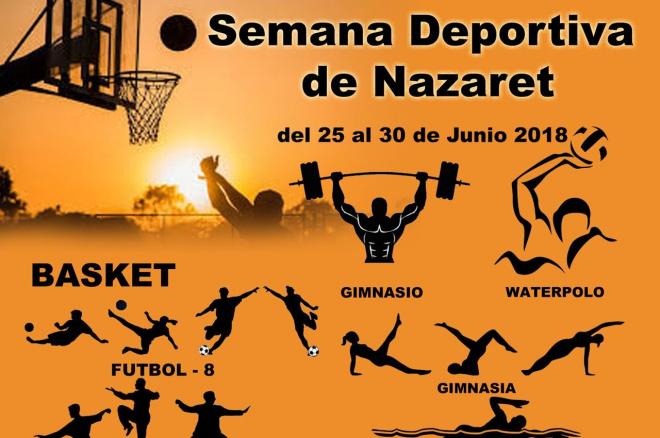Primera semana deportiva cultural de Nazaret