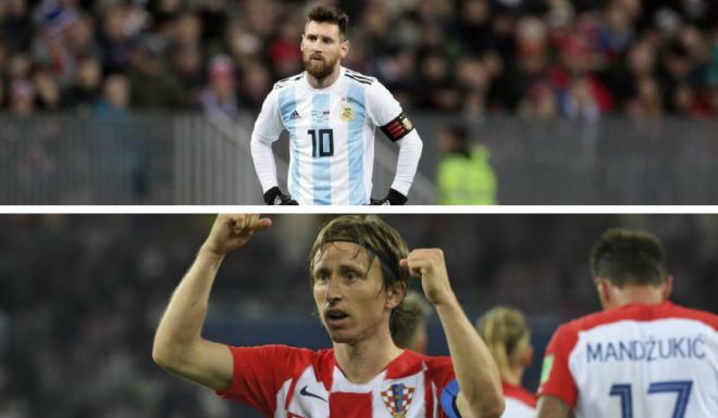 Messi y Modric serán rivales el próximo jueves en el Mundial de Rusia 2018.
