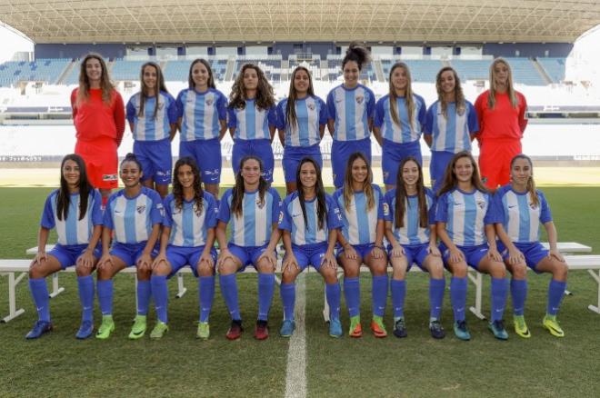 Plantilla del filial del Málaga CF Femenino.