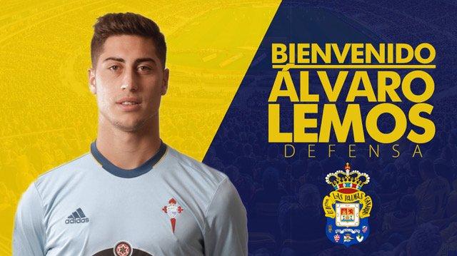 Álvaro Lemos, nuevo jugador de la UD Las Palmas para las próximas tres temporadas (Foto: UDLP).