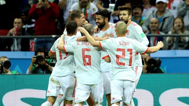 España consigue derrotar a Irán en el partido de la fase de grupos en el Mundial de Rusia 2018.