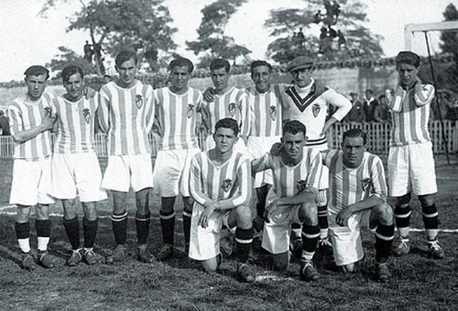 Plantilla del Real Valladolid en sus primeros años de existencia.