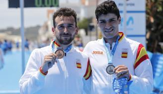 Antonio Serrat con su plata en los Juegos del Mediterráneo (Foto: COE).