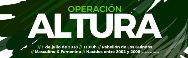 Imagen del cartel de la Operación Altura.