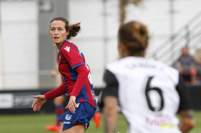 Andrea Palacios en un partido del Levante UD Femenino (Imagen: LUD).