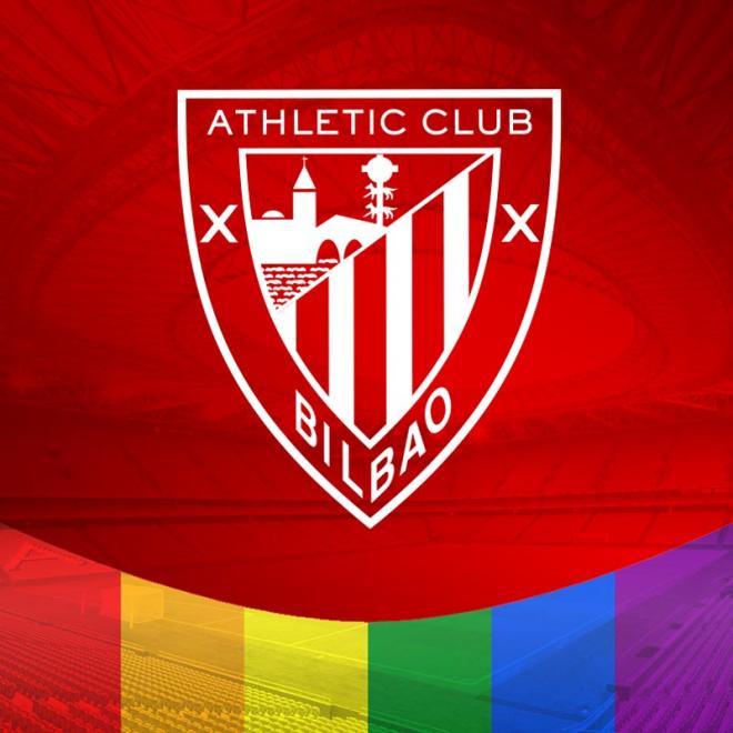 El Athletic se ha sumado al  Día Internacional de los Derechos LGTBIQ. (Foto: Athletic Club).