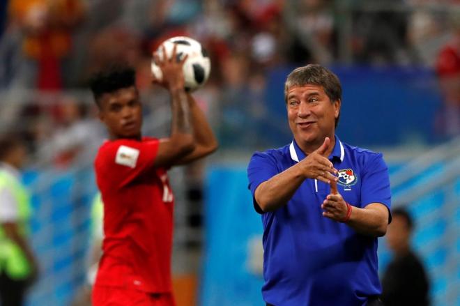 Hernán Gómez, seleccionador de Panamá.